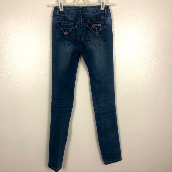Hudson Distressed Skinny Jeans Girls Size 10 - Picture 6 of 9